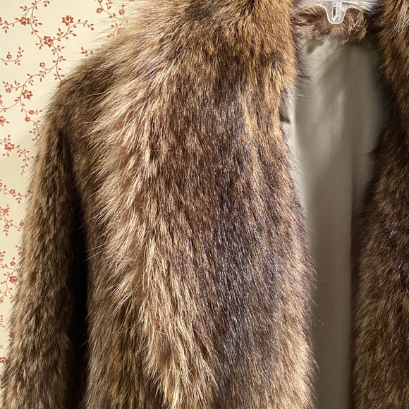 Authentic Racoon Fur Coat - Picture 2 of 6